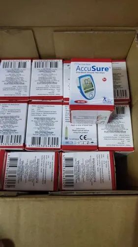San AccuSure Blood Glucose Test Strips 50'S Pack