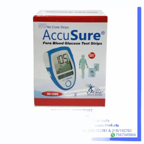 AccuSure Blood Glucose Monitoring System Test Strips