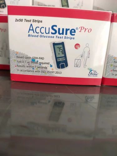Accusure Pro Blood Glucose Test Strips