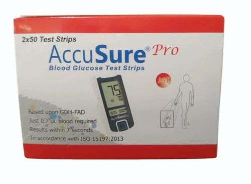 Accusure Pro Blood Sugar Test Strips