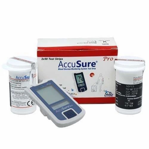 Accusure Pro Glucometer Strips (100 Strips)