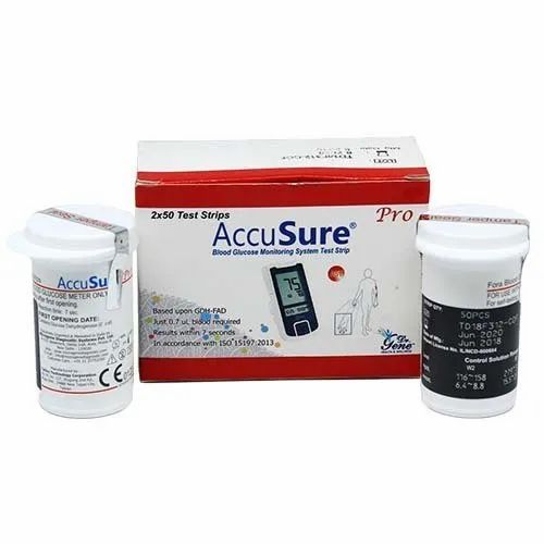 MICROGENE AccuSure Pro Test Strips (100T)