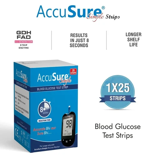 AccuSure Test Strips Simple 25