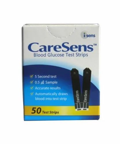 Plastic Accusure Blood Glucose Test Strips, For Clinical, 20 mIU/mL