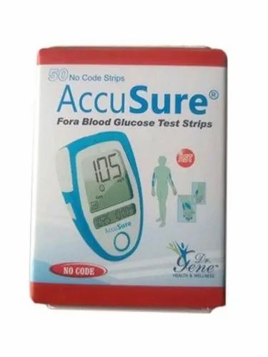 Accu Sure Blood Glucose Test Strip