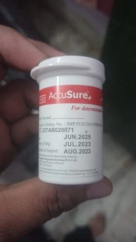 AccuSure Pro 50 Glucometer Strips