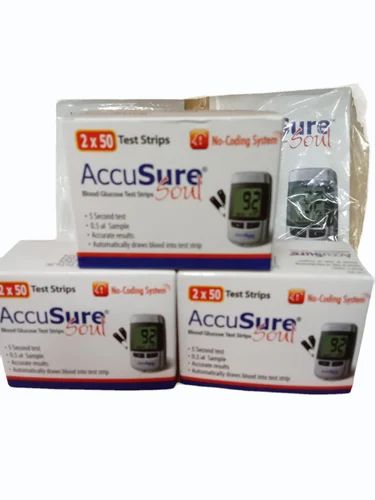 Accusure Soul Blood Glucose Test Strip