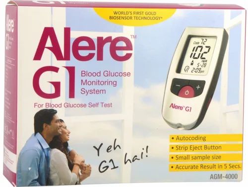 Alere G1 Blood Glucose Meter, 100 Strips