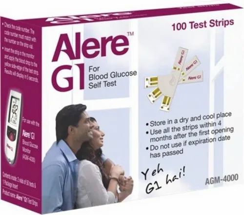 Alere G1 AGM 4000 Strips Pack of 100