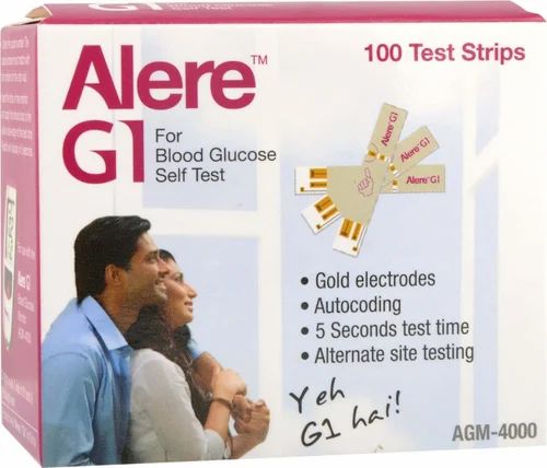 Alere G1 Blood Glucose Test Strips 1 x 100 Strips