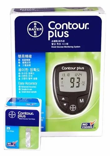 Contour Plus Glucometer Test Strips