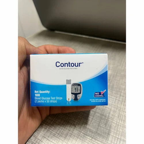 Contour Blood Glucose Test Strip, 100 Strips