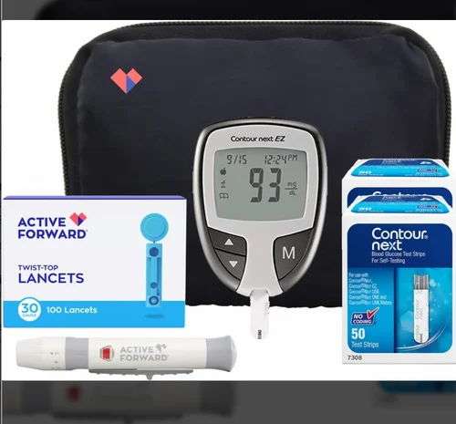 Active Forward Contour Next EZ Diabetes Testing Kit Contour Next EZ Blood Glucose