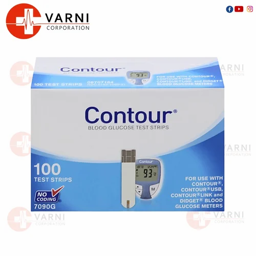 Contour Blood Glucose Test Strip, 100 strips
