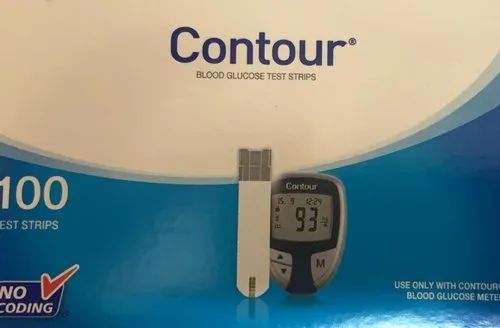 Contour Glucometer Strips