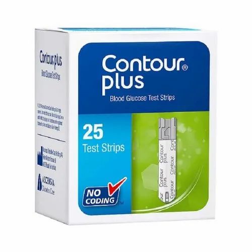 Contour Plus Blood Glucose 25's Test Strip