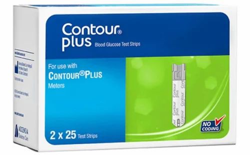 Contour Plus Blood Glucose 50 Test Strips