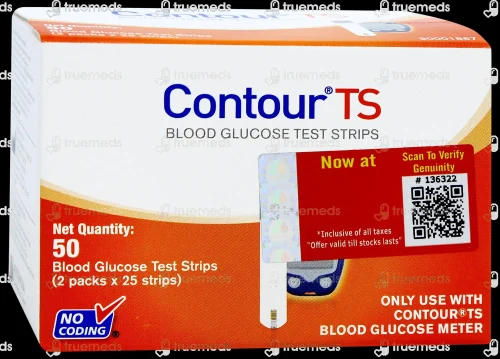 Contour Blood Glucose Test Strip, 50 Strips