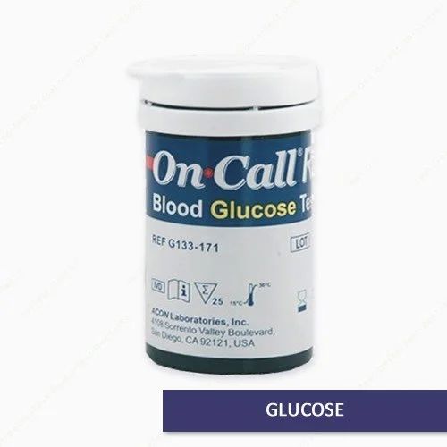 ACON ONCALL PLUS BLOOD GLUCOSE TEST STRIPS- LONG EXPIRY