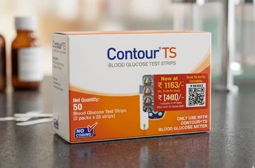Contour Ts Blood Glucose Test Strip, 50 strips