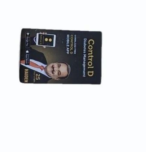 Control D 25 Strips Blood Glucose Test
