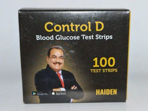 Control D Blood Glucose Test Strips 100