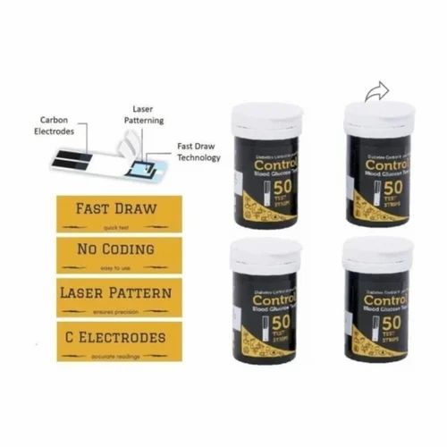 Control D Sugar Test Strip, 50 strips