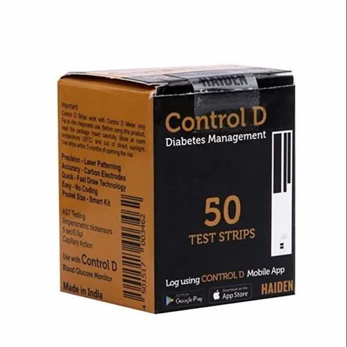 Control D Diabetes Test Strips, Smart Kit