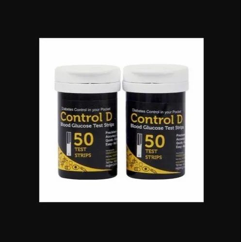 Control D Blood Glucose Test Strips 100