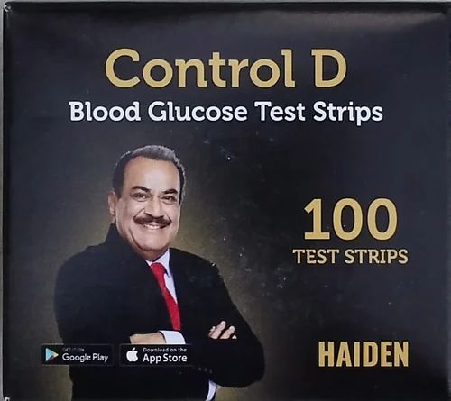 Control D Blood Glucose Test Strips 100