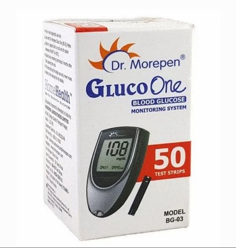 Dr Morepen Blood Glucose Test Strips, Compatible Meter: BG 03