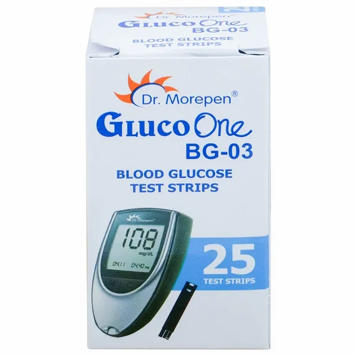 BG 03 Dr Morepen Blood Glucose Test Strips