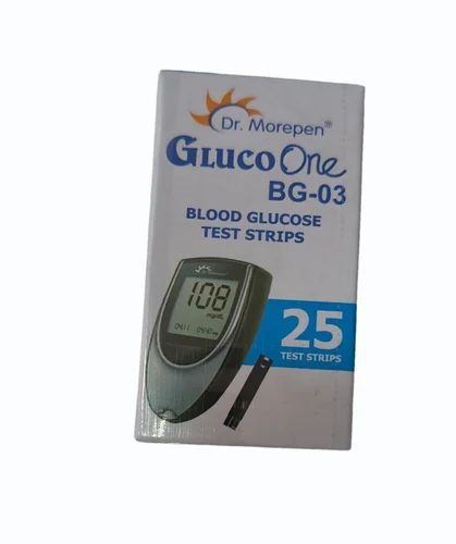 Dr Morepen Gluco One 25 Strip, Compatible Meter: BG 03
