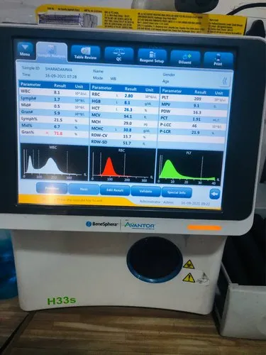 Bene Sphera H33s 3 Part Hematology Analyzer