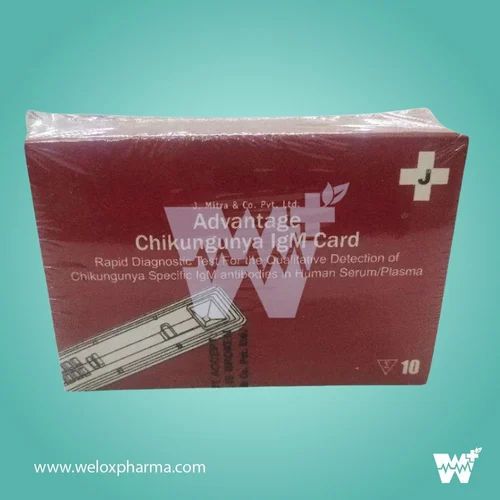 J. Mitra Advantage Chikungunya Igm Rapid Test, 10 Tests