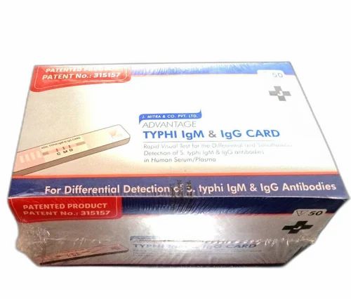 J Mitra Advantage Typhi IgM And IgG Card