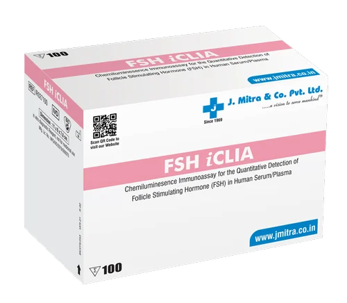 J.mitra Fsh Hormone Test Kit (Clia), 100 Tests