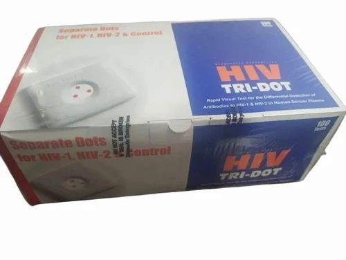 J Mitra HIV Tri Dot Rapid Test, 100 Tests