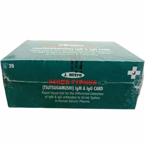 J Mitra Scrub Typhus IgM IgG Card