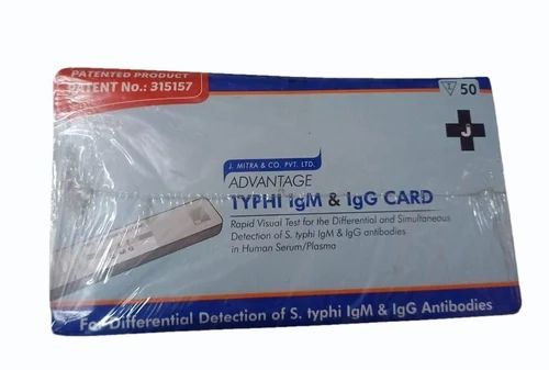 Jmitra Advantage Typhi Test Card
