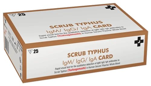J. Mitra Tsutsugamushi LgM LgG Card Scrub Typhus Test Kit