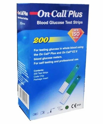 200s Oncall Plus Glucometer Strips (Single Pack)