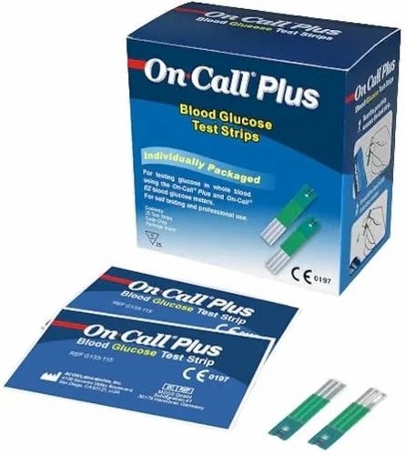 On Call Blood Glucose Test Strips