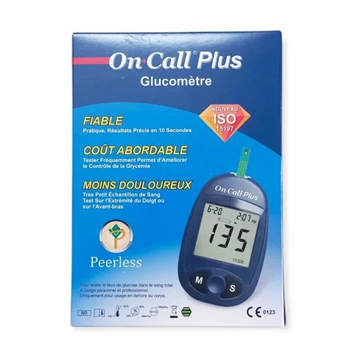 50 mmol/L On Call Plus Blood Glucose Meter, 7 Days, Model Name/Number: G113-214