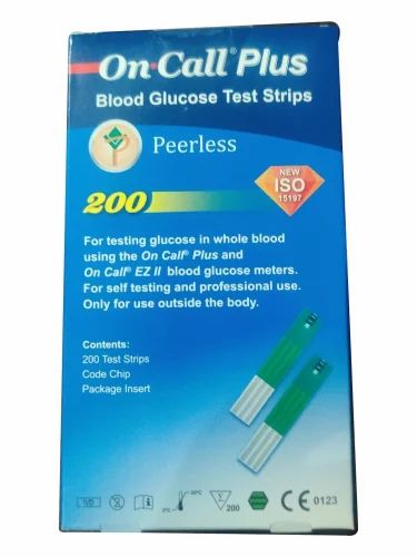 On Call Plus Blood Glucose Test Strip, 50 strips