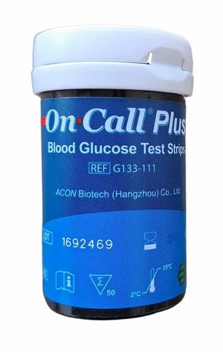 Oncall Plus Glucometer Strips