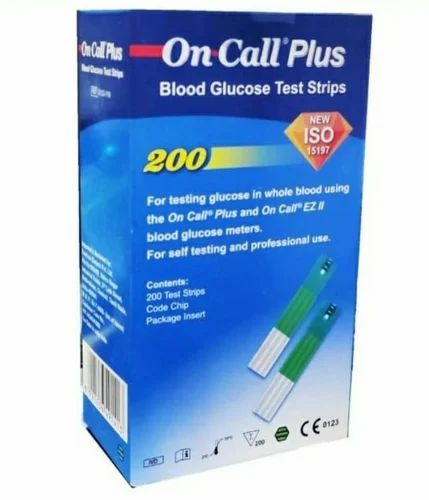 On Call Plus Glucometer Strips