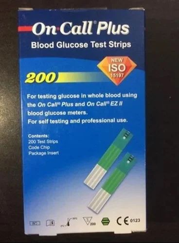 On Call Plus Blood Glucose Test Strips - 200 Test Strips