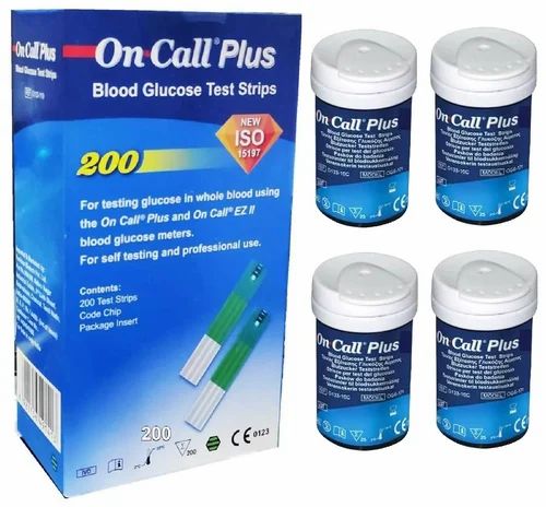 On Call Plus Blood Glucose 200 Test Strips