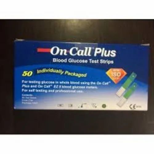 Plastic On Call Plus 50 Strips Individually Packaged for Clinical